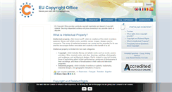Desktop Screenshot of eucopyright.com