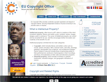 Tablet Screenshot of eucopyright.com